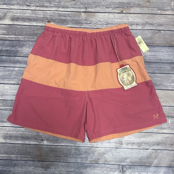 Tommy Bahama Other - Tommy Bahama Elephant Swim Trunks Watermelon Kumquat Orange Colorblock Pipeline